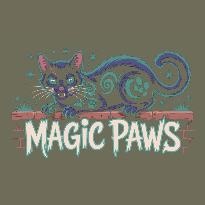 Enchanted Cat Magic Design