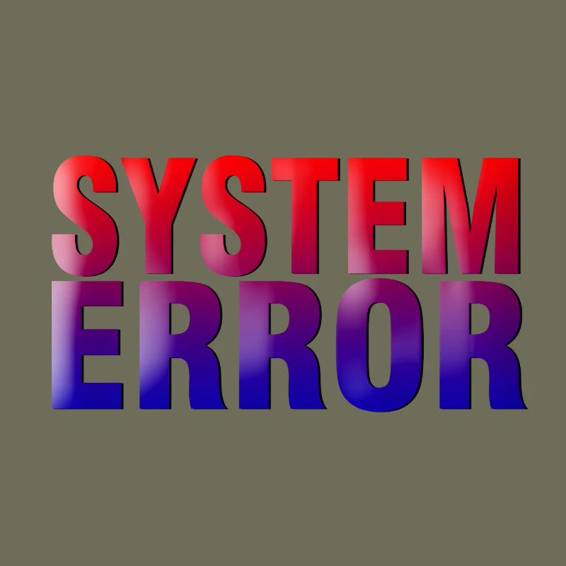 Systemfehler Gradient Typo