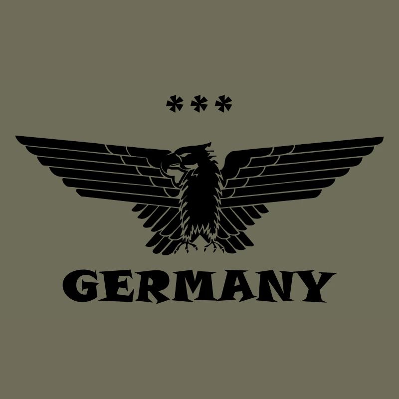 Deutsdchland Adler Germany black