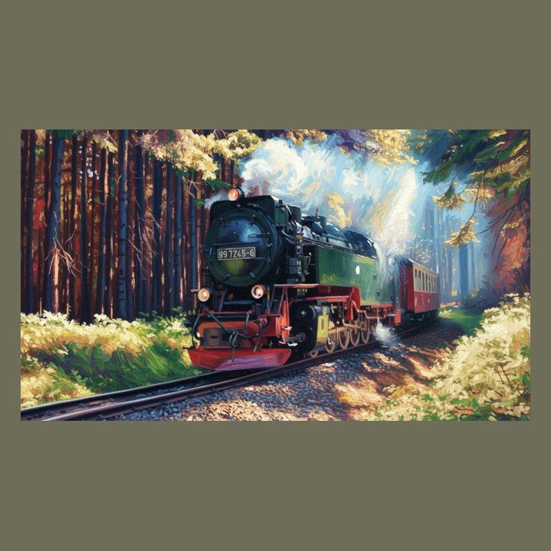 Brocken Wald Dampf