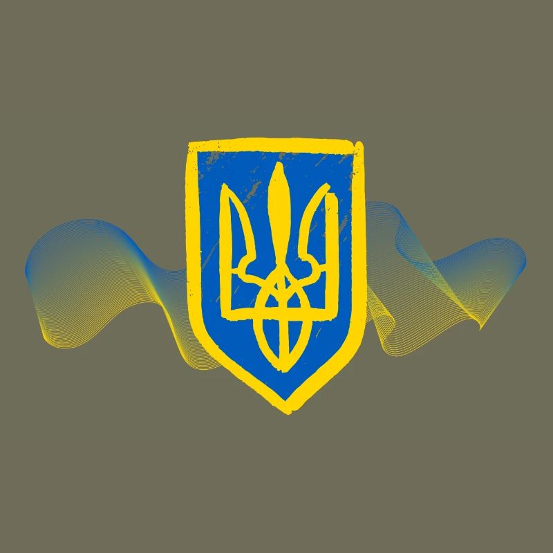 Conception de l’emblème du trident ukrainien