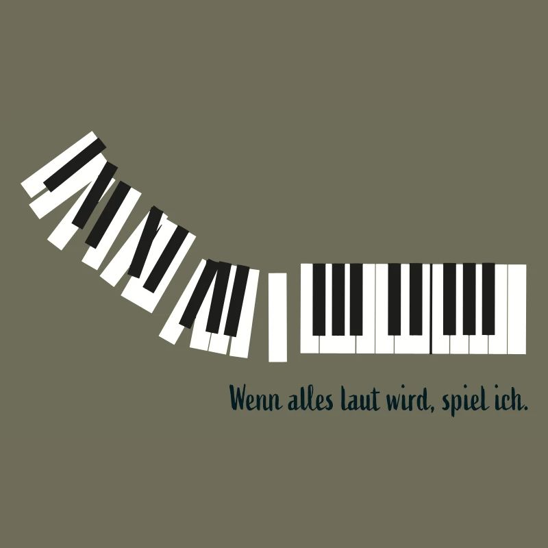 Wenn alles laut wird, spiel ich.