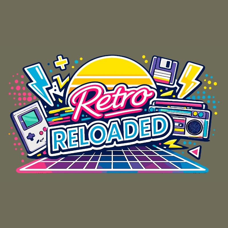 Retro Reloaded Neon Grid