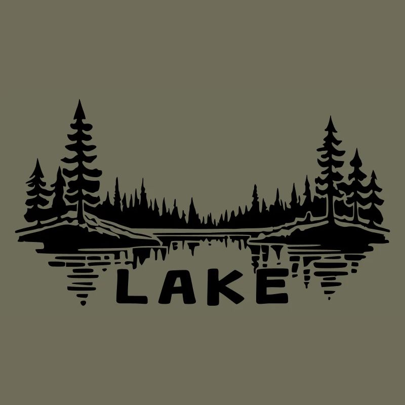 Lake Reflection [Black]