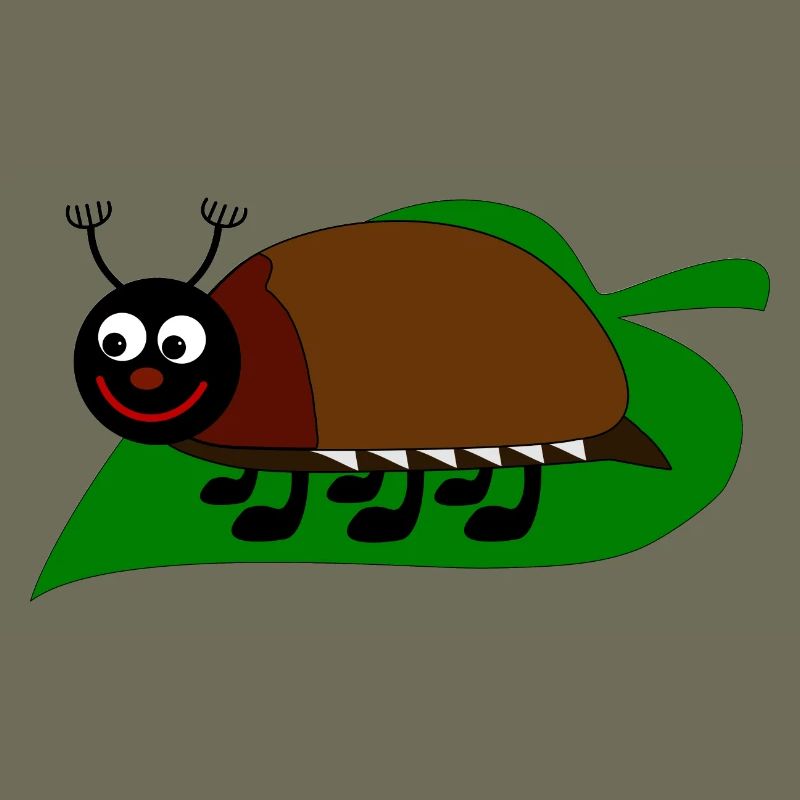 Maikäfer auf einem Blatt