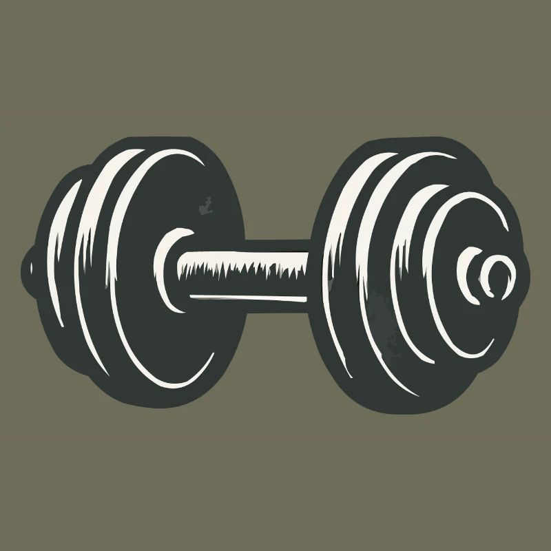 Hantel Kraft Workout Grafik