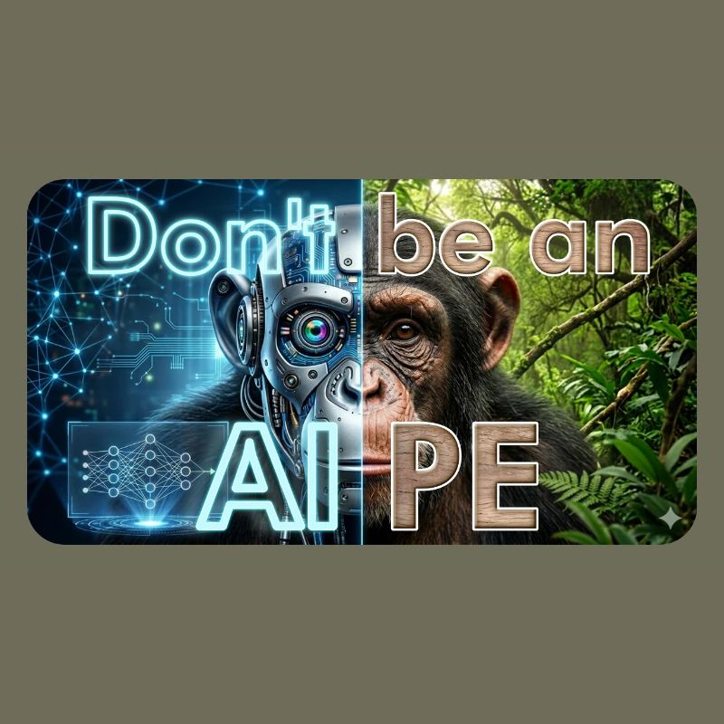Don't Be an Ape: KI Kontrast