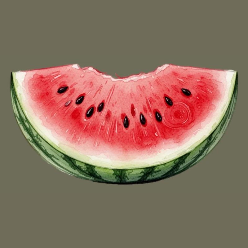 Pastèque Aquarelle