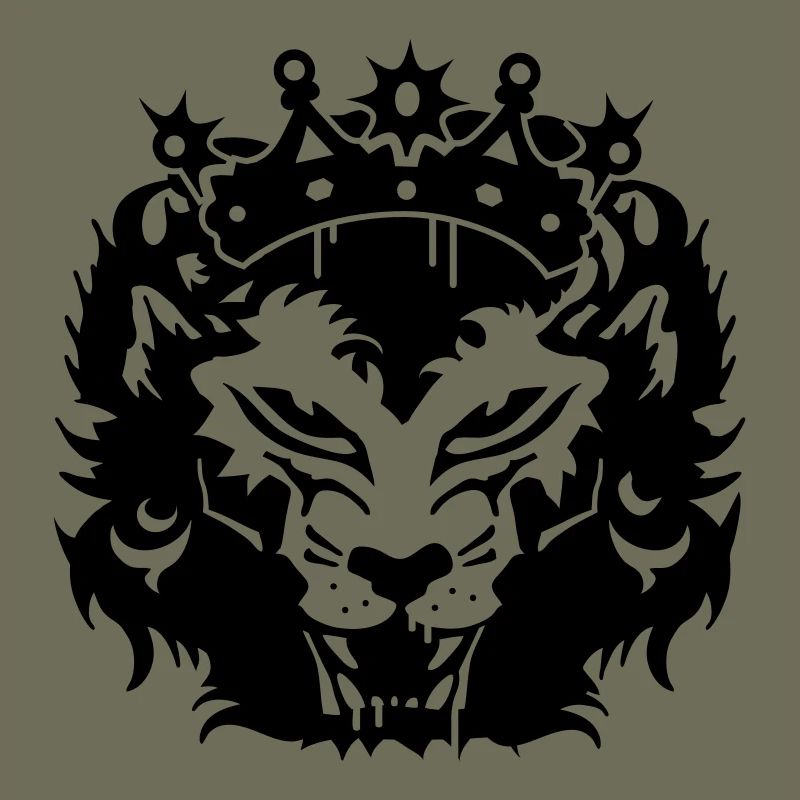 The lion's head with crown