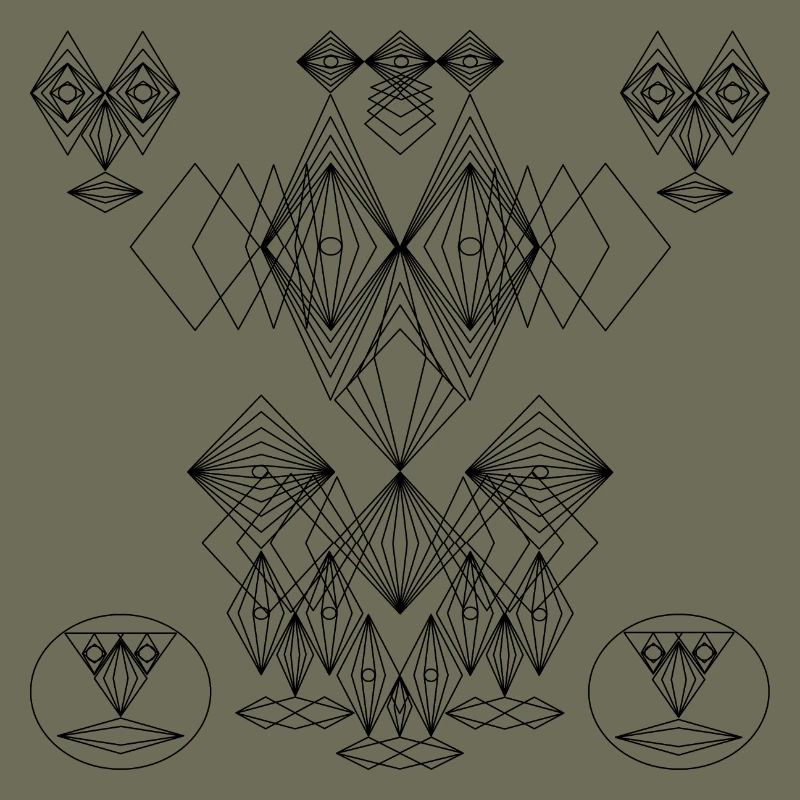 Abstract Design: Crazy Faces Art