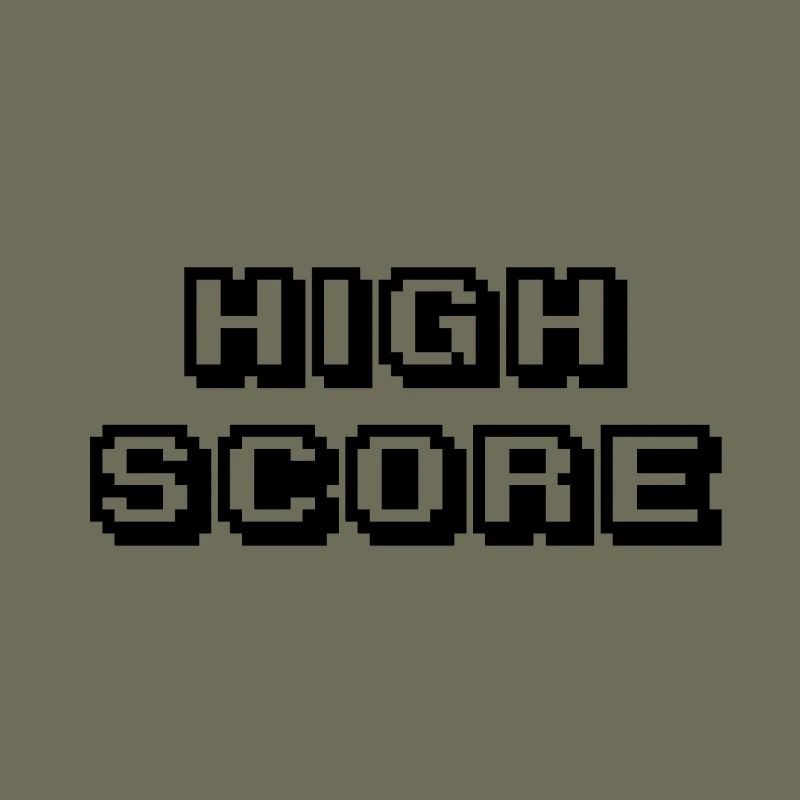 Arcade noir High Score