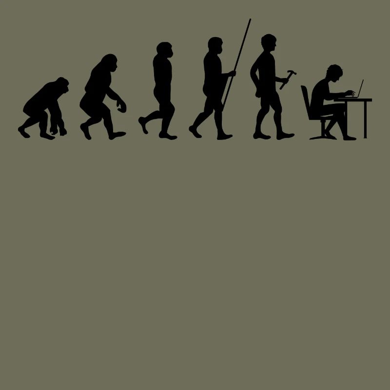 Evolution pour cadeau T-shirt ITler