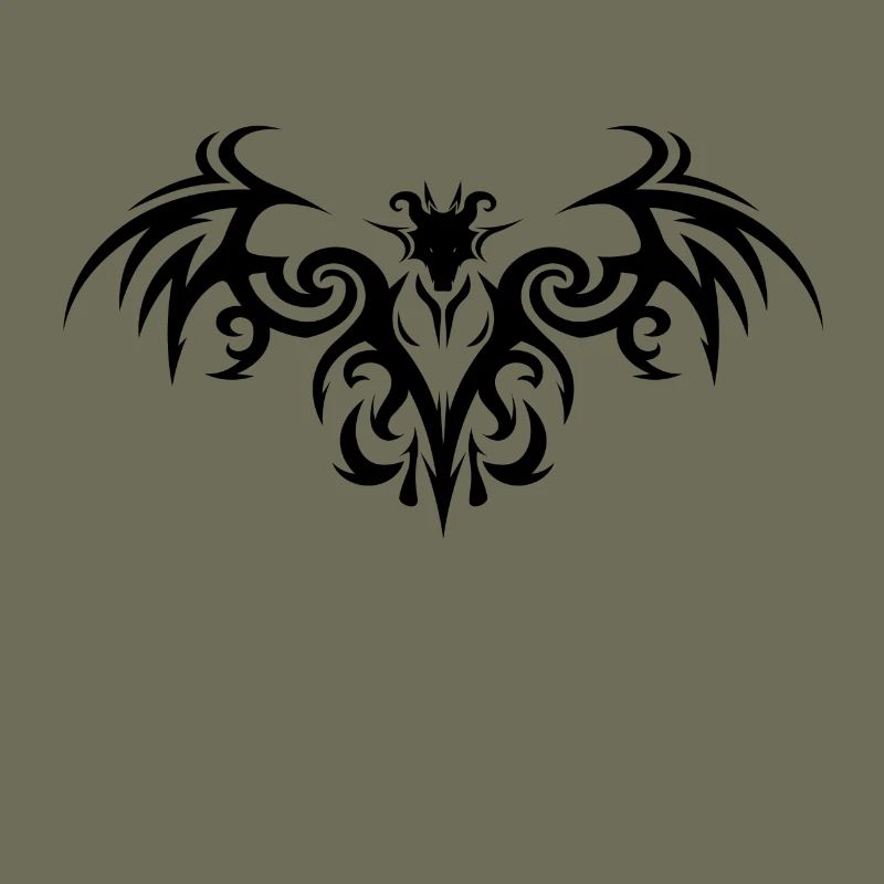 Chemise de dragon de conception de tatouage!