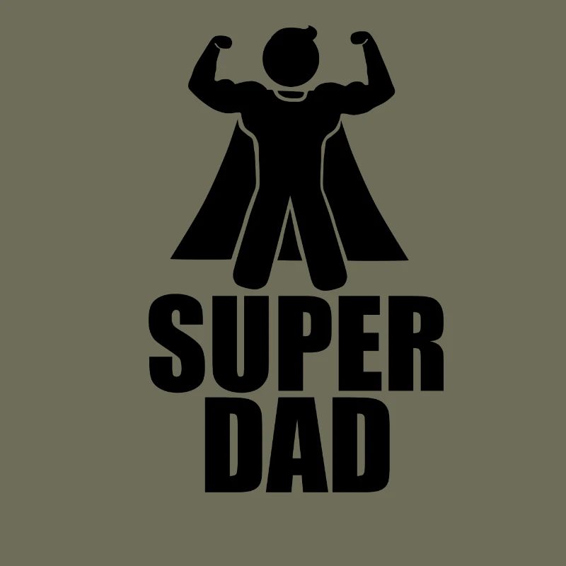 "SUPER DAD" Tshirt - Geschenkidee