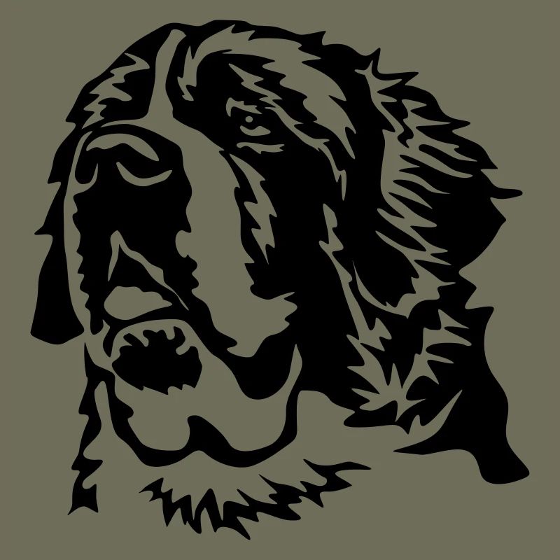 Saint Bernard head