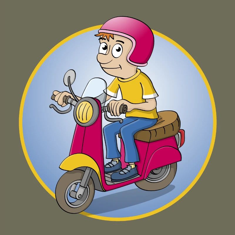 Der Rollerfahrer - Version1