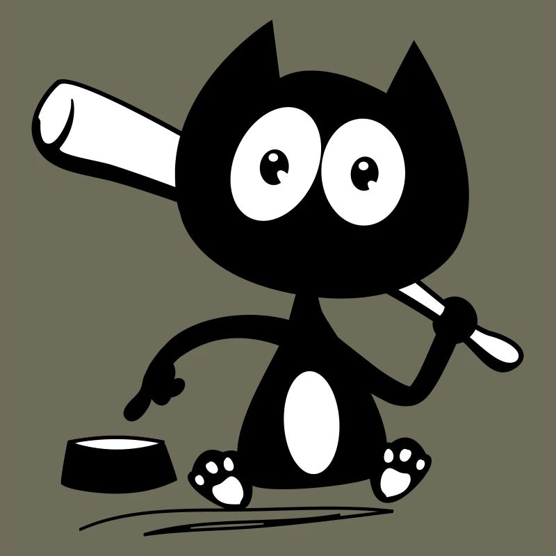 Donne moi à manger ! Humour de chat !