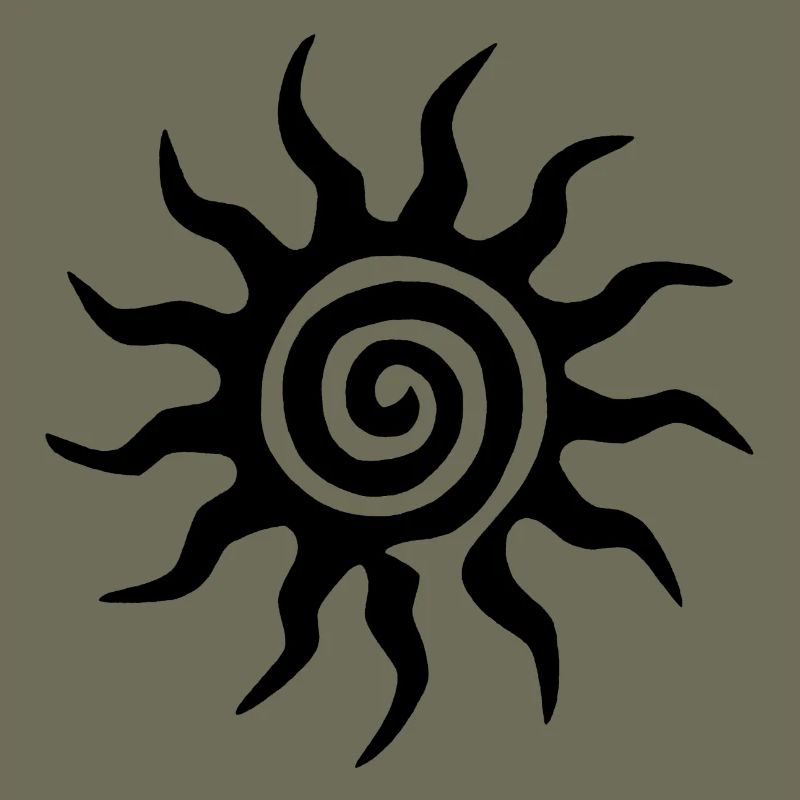 Spiral Black Sun