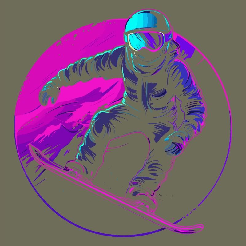 Snowboarder Illustration