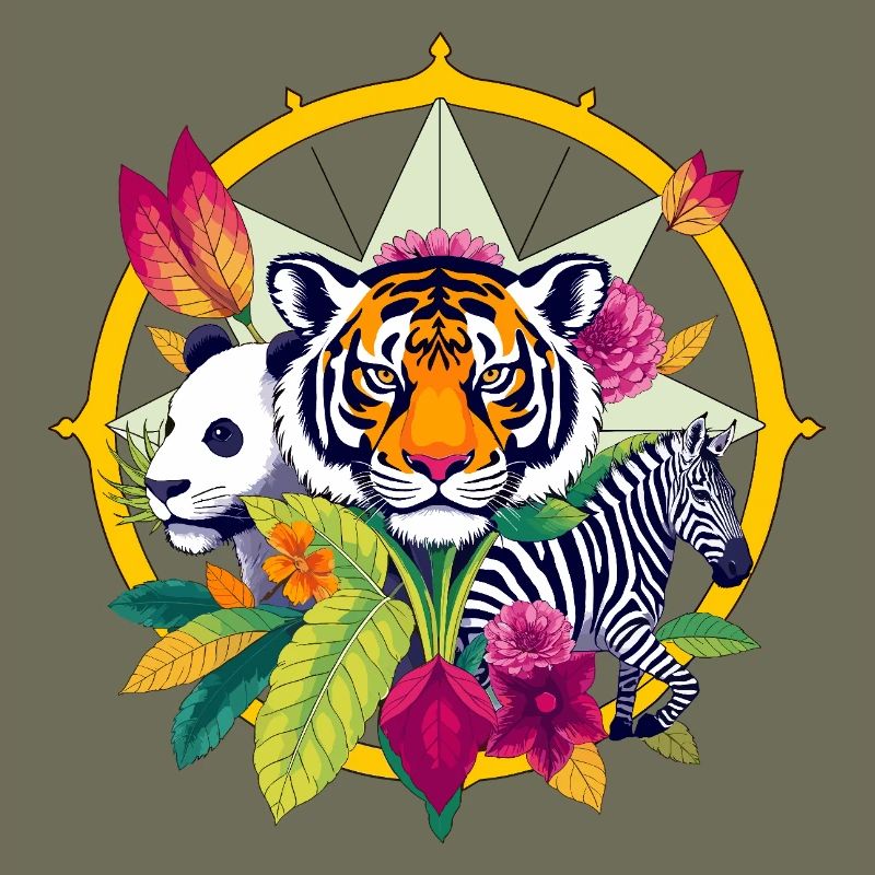 Tiger Panda Zebra