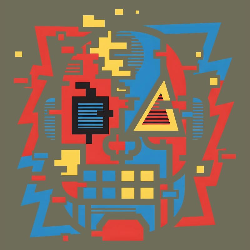 Face de bug abstraite