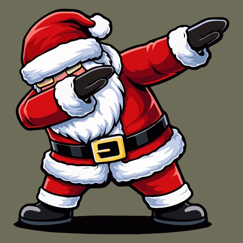 Das Weihnachtsmann-Maskottchen