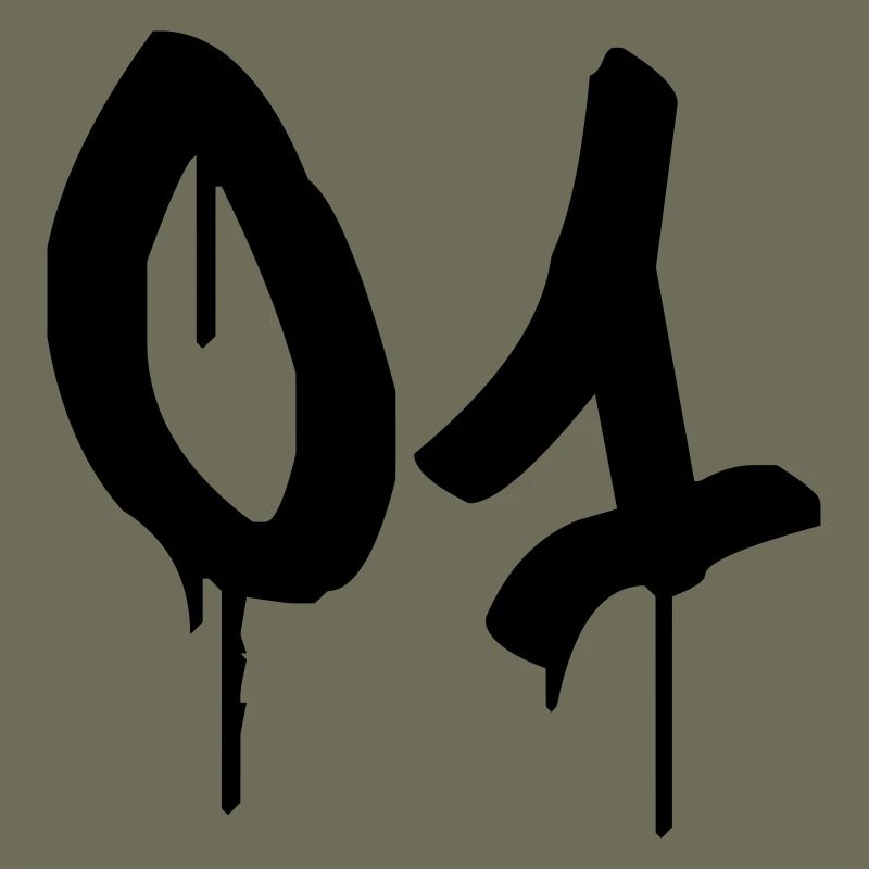 Nummer 01 Urbaner Graffiti-Stil
