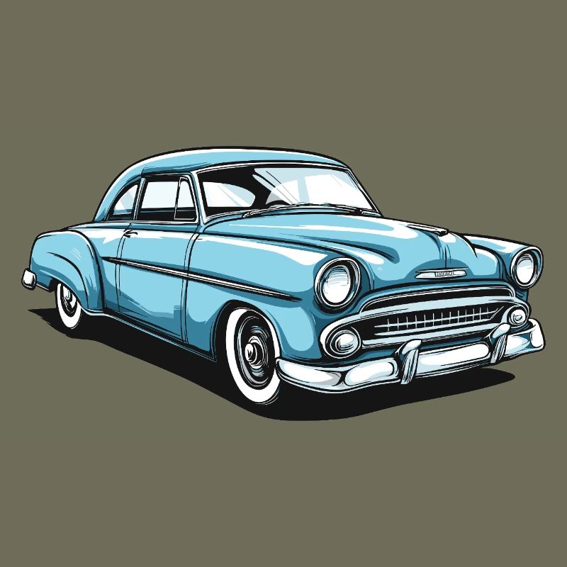 Nostalgisches Retro-Auto Design