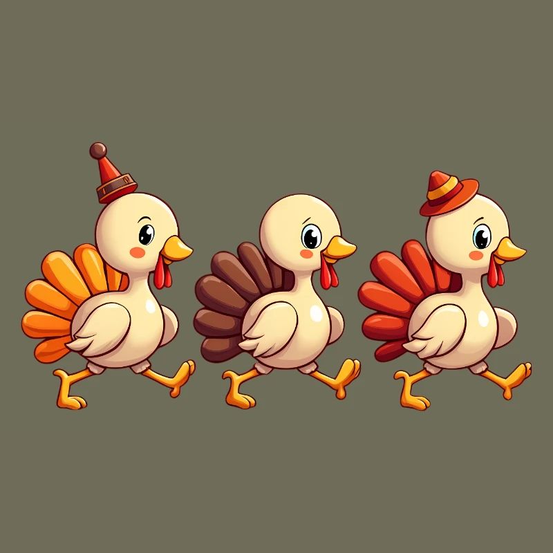 Bébé dinde de Thanksgiving
