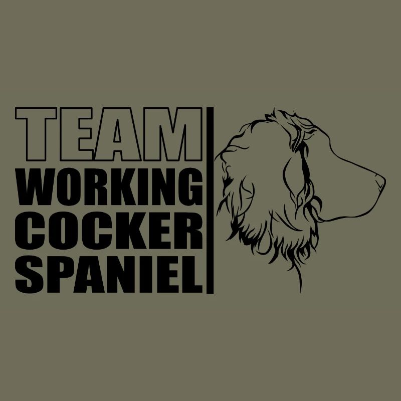 TEAM Working Cocker Spaniel Hunde Hund Wilsigns