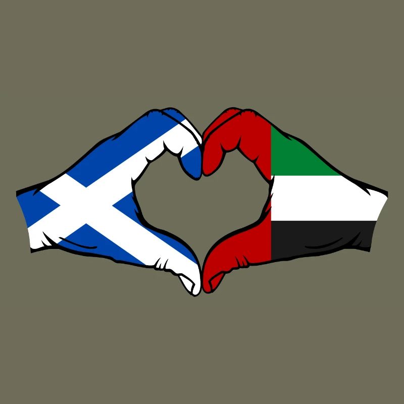 Écosse Émirats arabes unis Drapeau