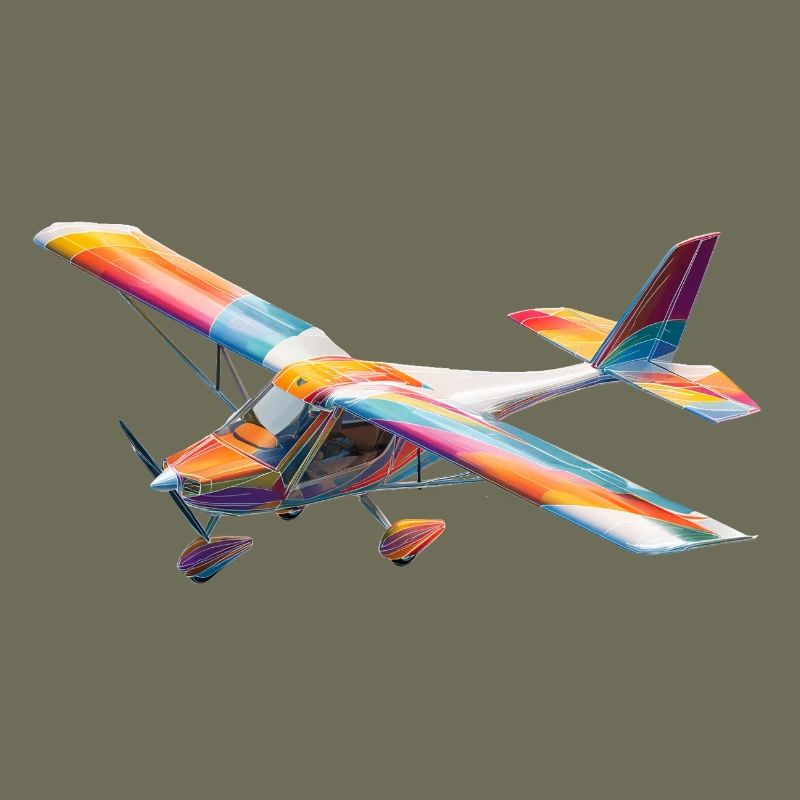 RC-Regenbogenflugzeug Muster