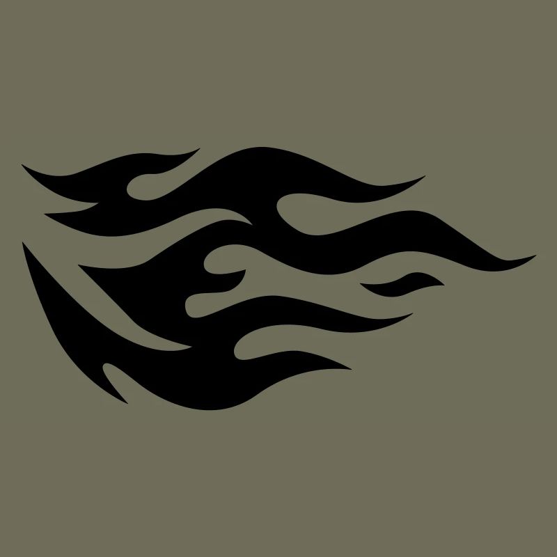 Flammen eines Feuers