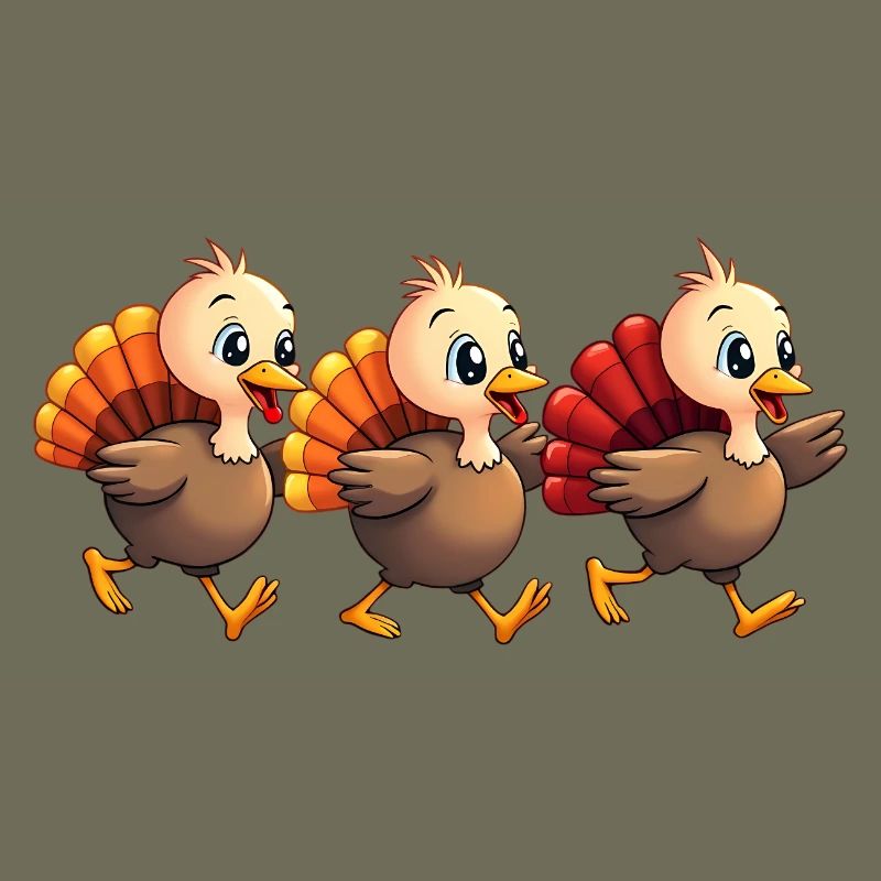 Bébé dinde de Thanksgiving