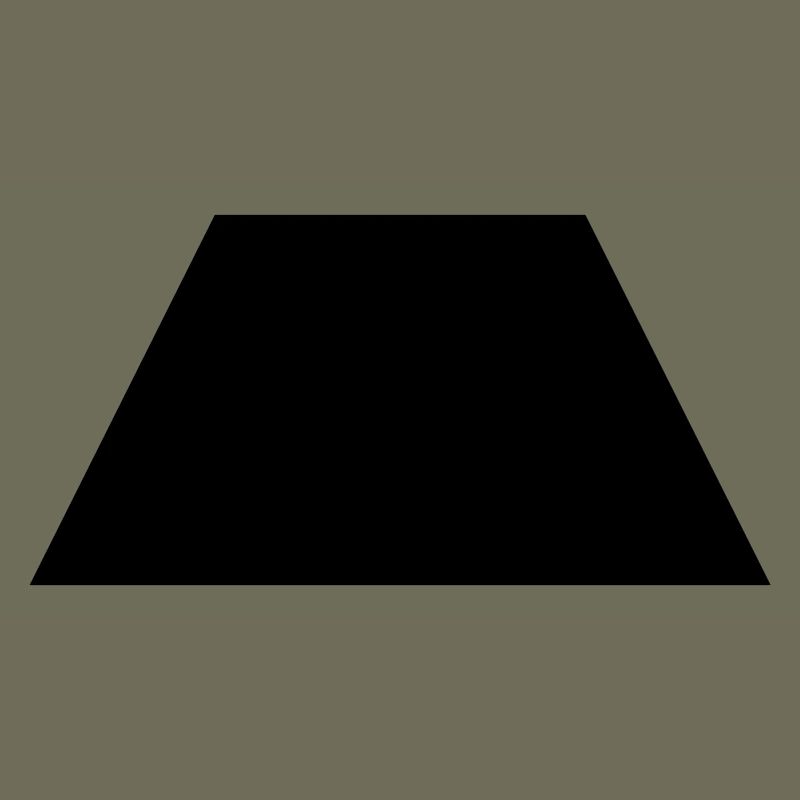 schwarzes Trapez