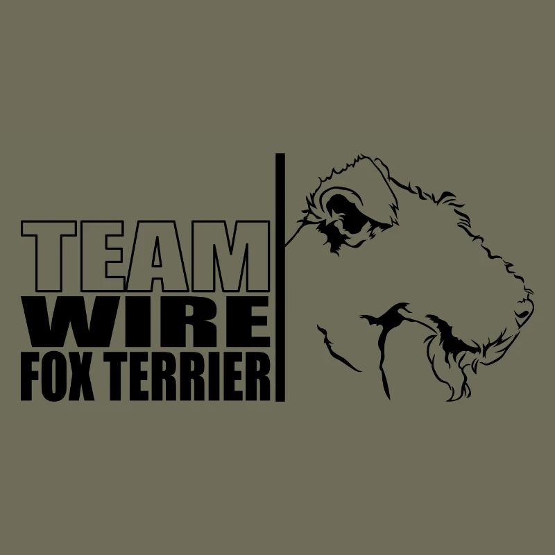 TEAM Wire Fox Terrier Chien Chien Wilsigns