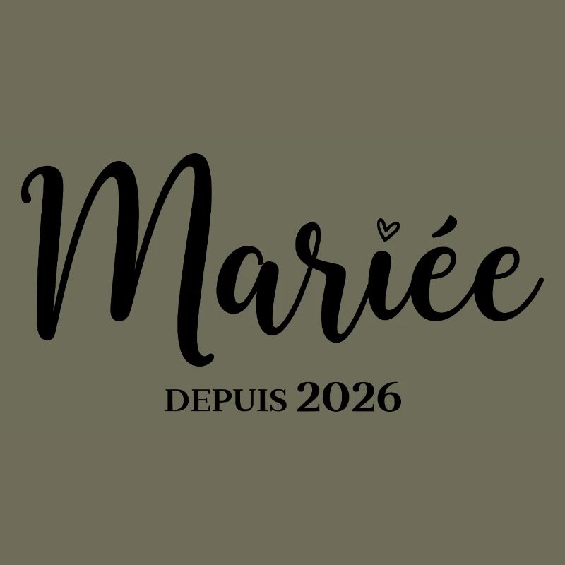 Bride Since 2026 Elegant Design for Wedding