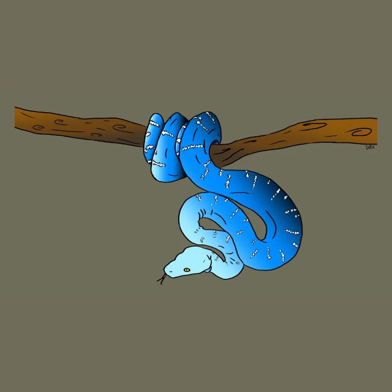 Serpent Bleu