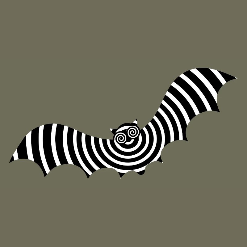 Bat Optical Illusion Illusion Halloween