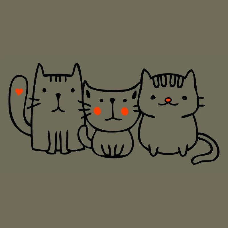 Chats, amis