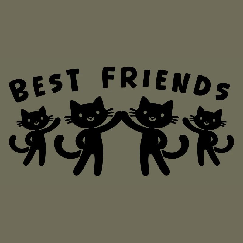 Beste Freunde Katzen