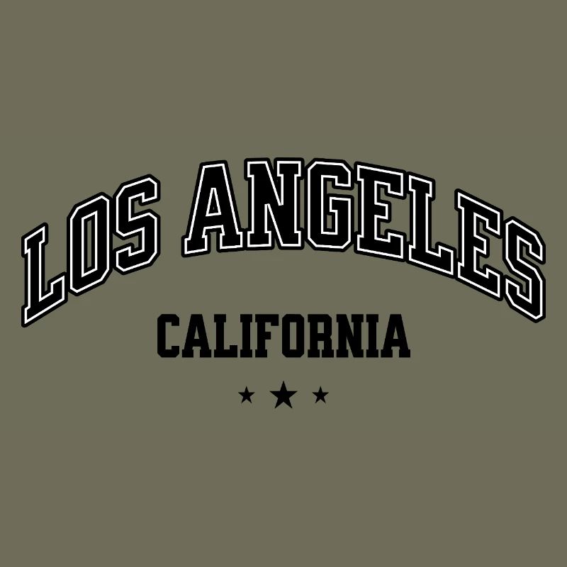 Los Angeles Arc Lettering