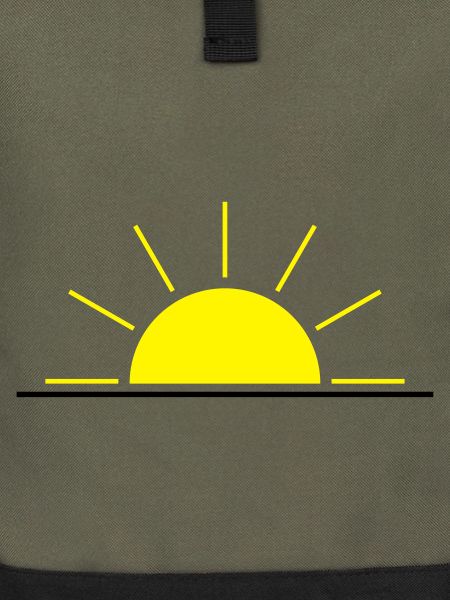 Sonnenaufgang oder Sonnenuntergang gelb