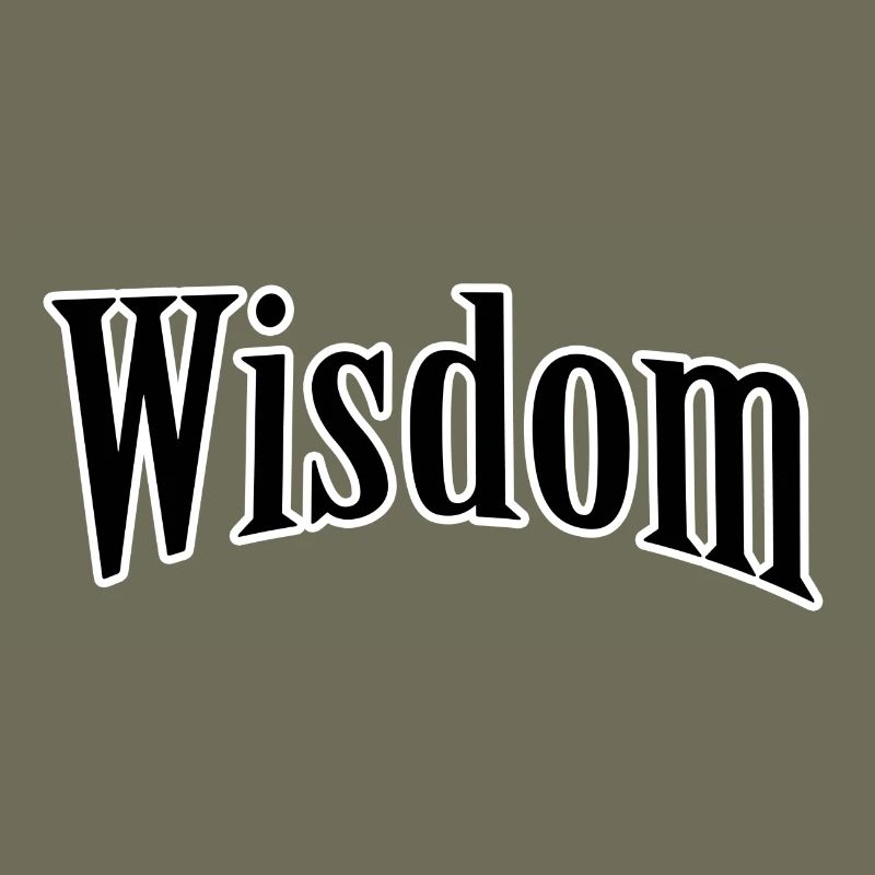 Wisdom Lettering Retro