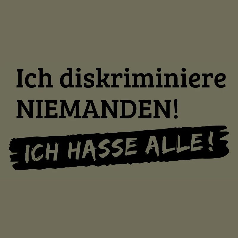 No discrimination - I hate all [1c]