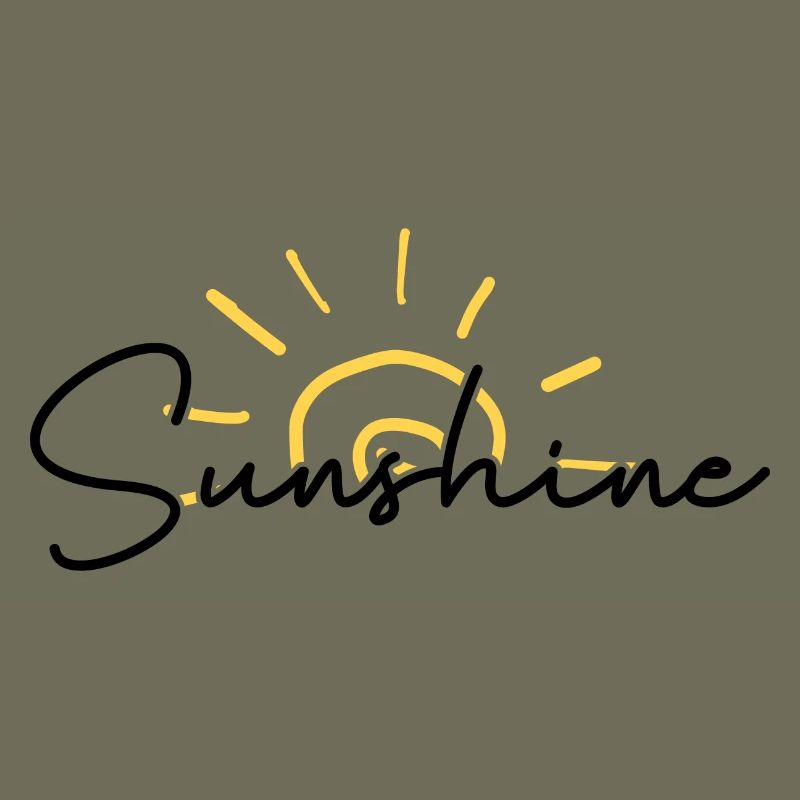 Sonnenaufgangs-Kritzelbogen