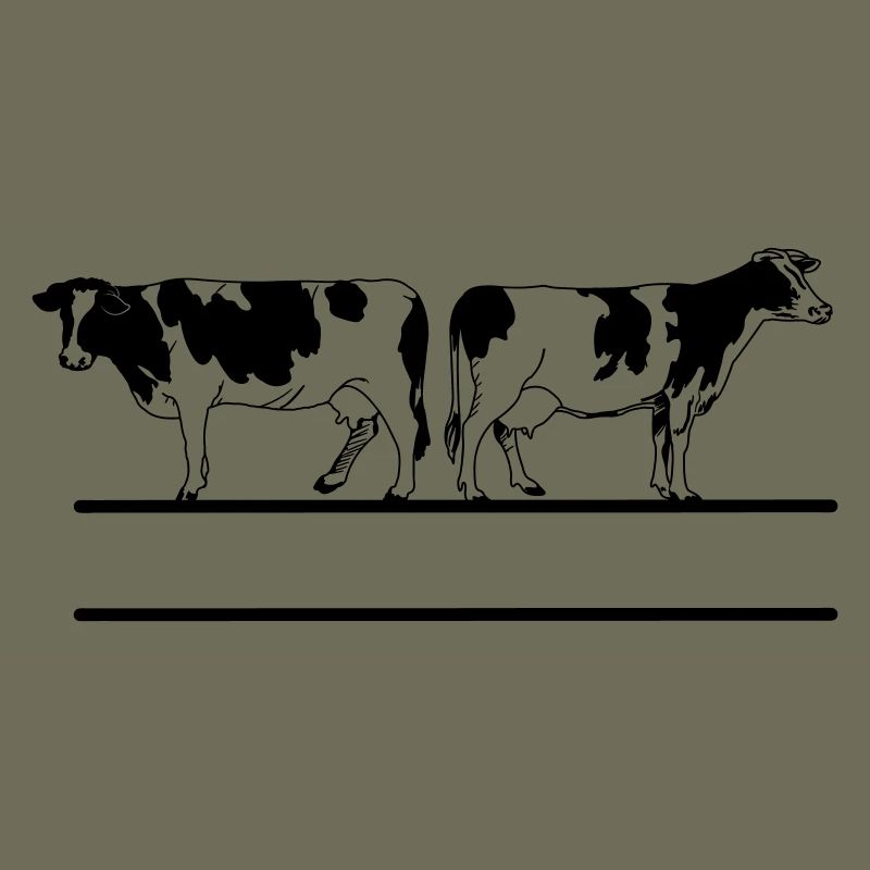Kuhmonogramm transparent