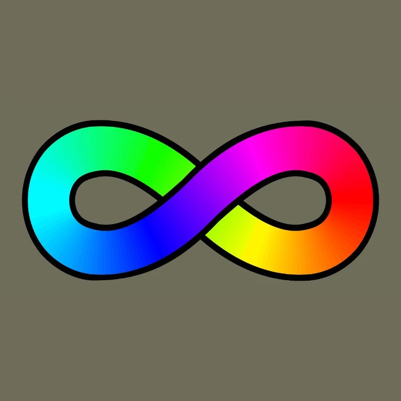 Autism Rainbow Infinity