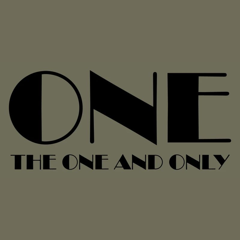 one