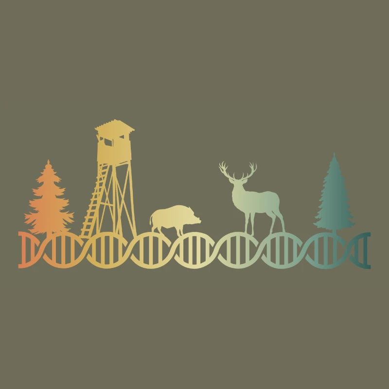 Hochsitz Jäger Jagen DNA